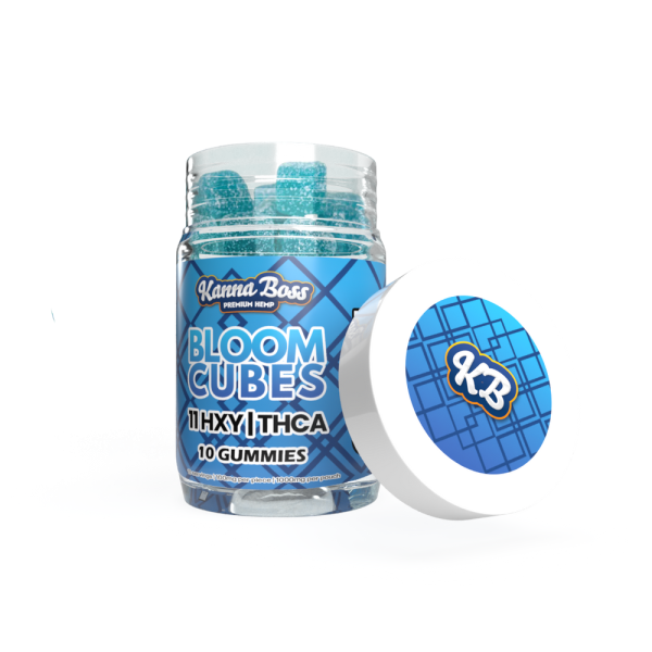 KANNA BOSS BLOOM CUBES GUMMIES BLUEBERRY - 10CT