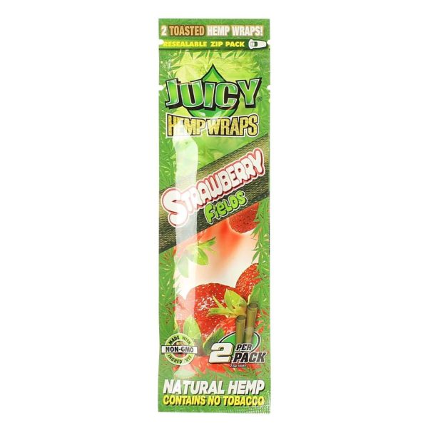 Juicy Hemp Wraps - 2 Piece Per Pack - 25 Packs Per Box