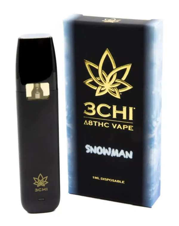 Delta 8 Disposable Vape – 1ml, Snowman