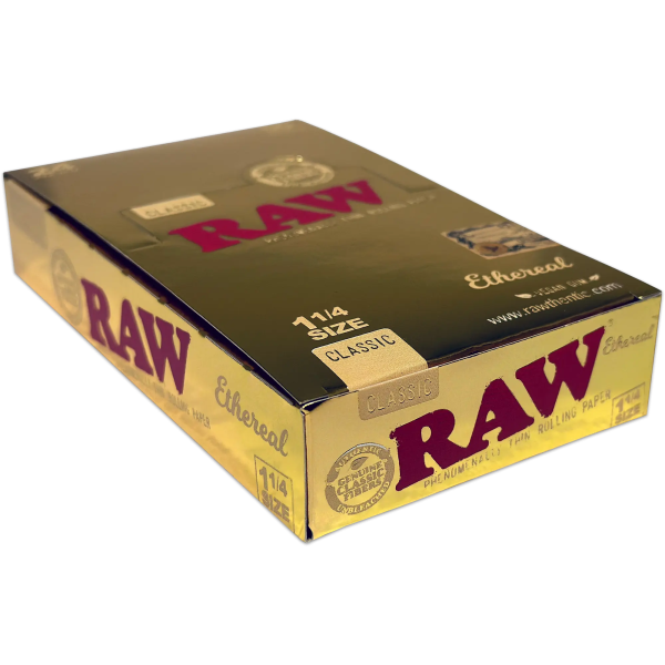 Raw - Size 1-1/4 - Ethereal Paper - 50 Packs - 24 Counts Per Box