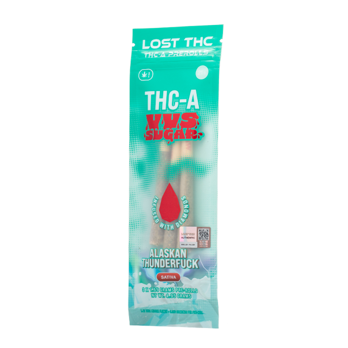 Lost THC THC-A VVS Sugar Pre Rolls 4.95G