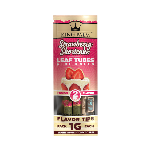King Palm - Leaf Tubes Minis Rolls 1 Gram - 2 Counts Per Pack - 20 Packs Per Box
